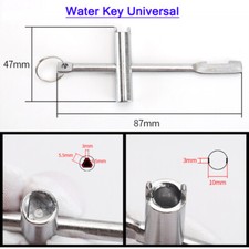 Water Key Universal For Water Meter On-off Wrench Switch Lock Gate Valve Key
