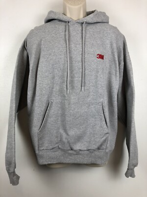 Hanes Ultimate Cotton Printpro 3M Men's Large (42-44) Gray Hoodie | eBay