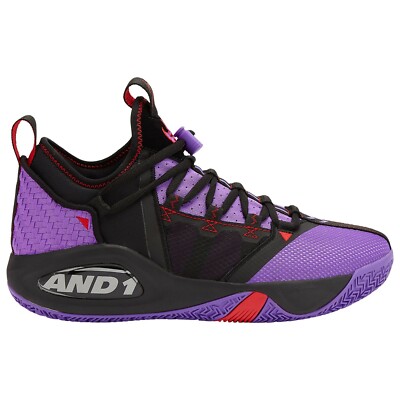 AND1 Attack Low 2.0 Raptors FVV Fred VanVleet PE Basketball Shoes  Retro Purple 