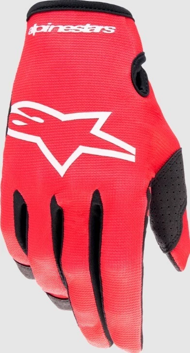 Guantes Alpinestars Radar Mars Rojo Blanco-DESCATA
