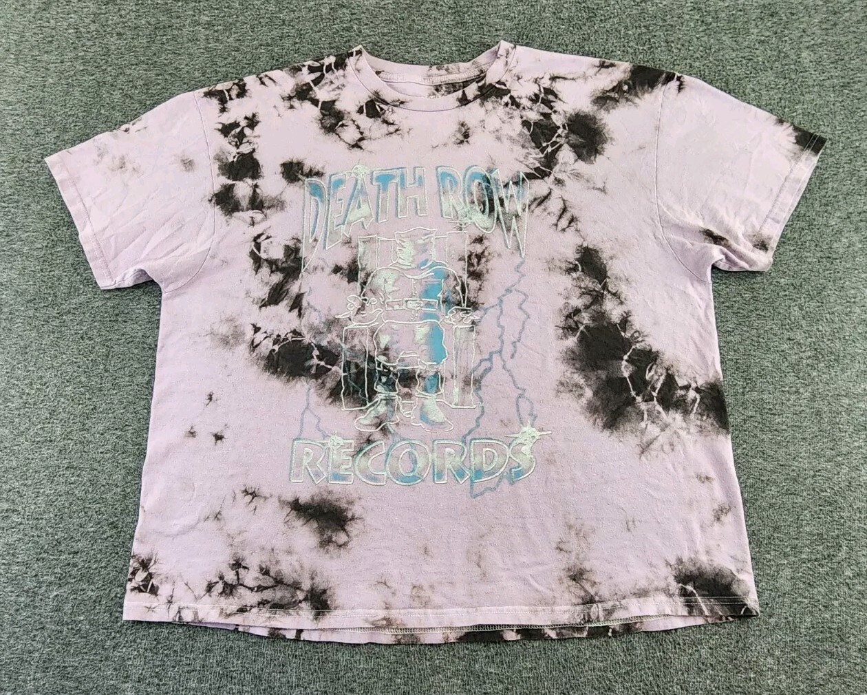 FILA Camicia Death Row Records uomo extra large viola tie dye rap hip hop adulto A50