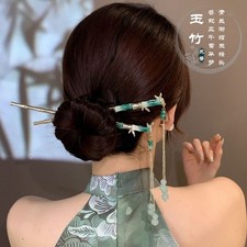 New Chinese Style Tassel Hairpin for Women Hair Accessory Bun Pin