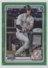 2020 Bowman Draft Chrome Green Refractor 66/99 Trevor Hauver #BD-113 02pq