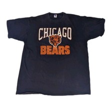 Vintage NFL Chicago Bears Logo T Shirt Size XXL 2XL Russell Athletic Made In USA