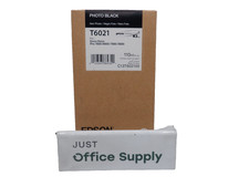 Genuine Epson T6021 Photo Black 110ml Ink Cartridge Free Shipping