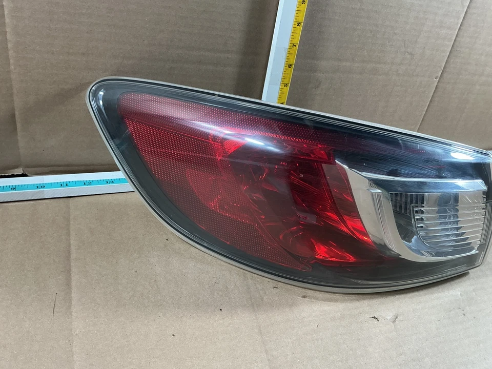 2010-2013 Mazda 3 Driver/Left Side Tail Light Quarter Panel Mounted OEM - Image 3 of 4