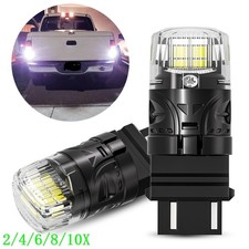 3156/3157/7440/7443/1156/1157 LED Reverse Backup Light Bulb Super Bright 2/10x