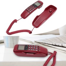 Hot Wall Corded Telephone Caller ID Support Call Back Prevent Slip Landline Phon