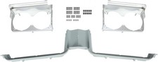Grille Center Stone Shieldheadlamp Housing Compatible With 1971-1972 Oldsmobile