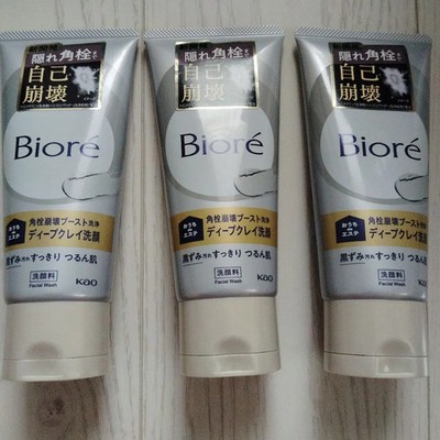 Biore Ouchi de Esthe Deep Clay Facial Cleanser 180g 3 Pack Pore