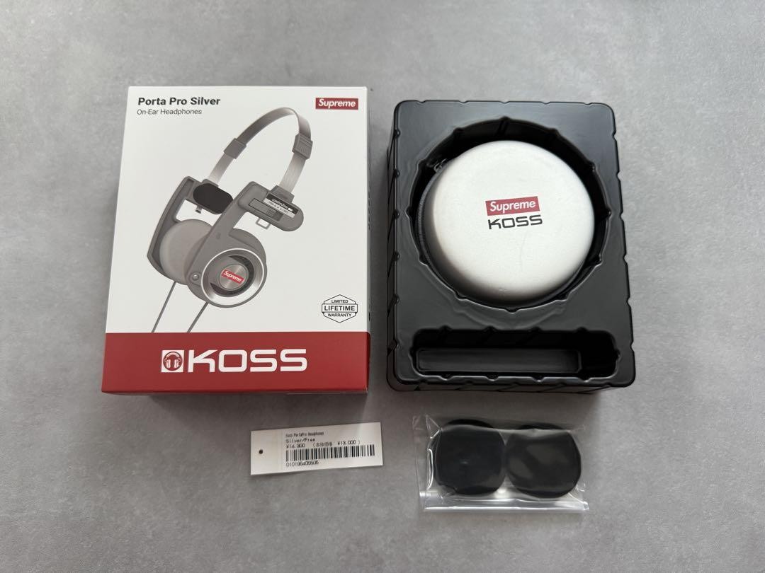 Supreme / Koss Porta Pro Silver Headphones | eBay