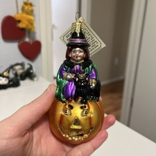 OWC Old World Christmas Halloween Girl With C...