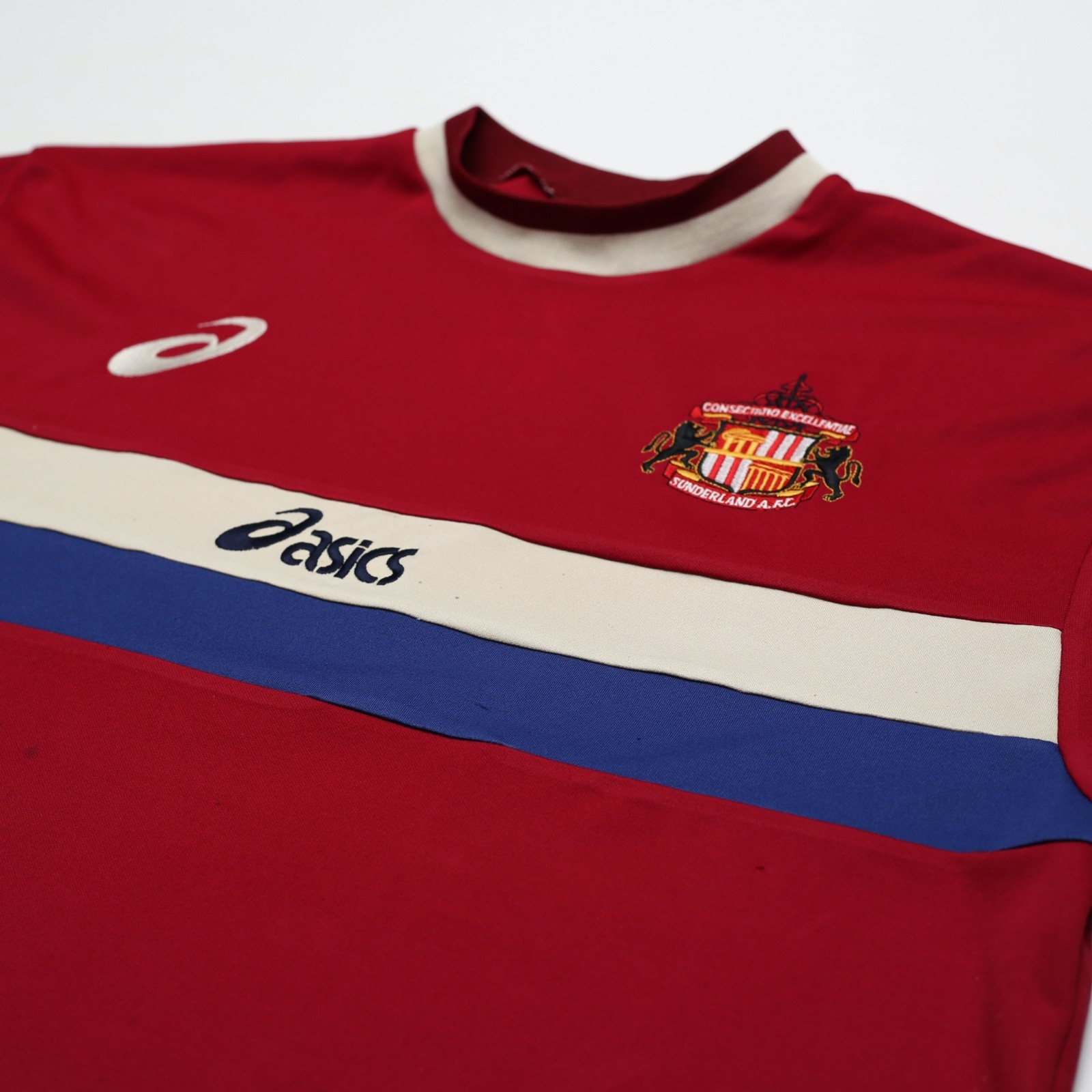1997/99 Sunderland Vintage Asics Football Training Shirt (XL) thumbnail 5