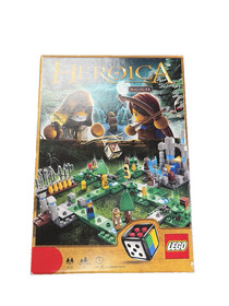 LEGO Heroica Waldurk Forest 3858 Board Game Appears Complete w/ Box