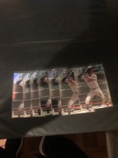 2017 bowman chrome refractors ernie clement 7 card lot