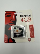 KINGSTON 4GB COMPACT FLASH MEMORY CF CARD CF/4GB