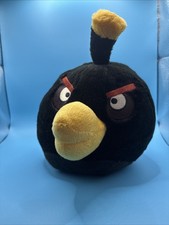 Angry Birds Black Bird Bomb Plush 2010 