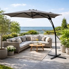 Easy Push-Up Gartenschirm Sonnenschirm Ampels...