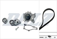 Dolz KD172 Water Pump & Timing Belt Kit for Hyundai, Kia