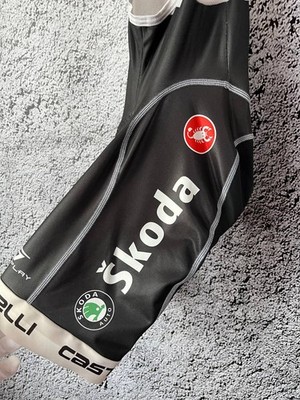 Castelli rosso corsa サイクルビブ　裏起毛　Sサイズ Castelli Rosso Corsa Men Cycling Bib Shorts Speedplay Fi'zi:k Size