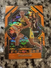 2024 Prizm WNBA Skylar Diggins Fearless Orange Ice Prizm /75 Seattle Storm
