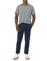 Herren T-Shirt Regular-Fit V-Ausschnitt 2Er Pack Grau M Amazon Essentials