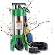 CHM GmbH® Pompe À Eau Usée 550 Avec Broyeur, Pompe À Fécales 11000 L/h