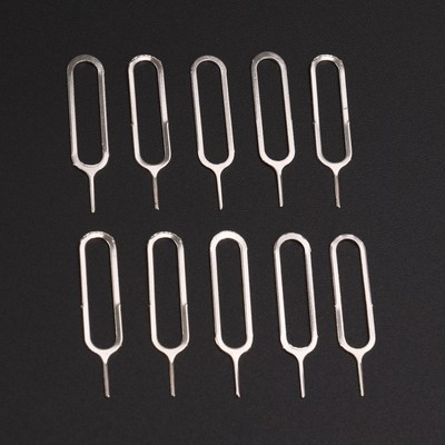 10 Stück Sim Tray Pin Ejecting Removal Needle Opener Ejector für alle
