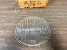 1928 Ford Model A Script Glass Headlight Lens 1125
