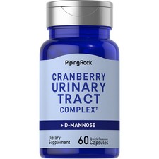 Urinary Tract Health for Women  60 Capsules  Cranberry  by Piping Rock