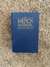 The MERCK MANUAL Eighteenth Edition Hardcover Book Medical Nurses, Doctors Care