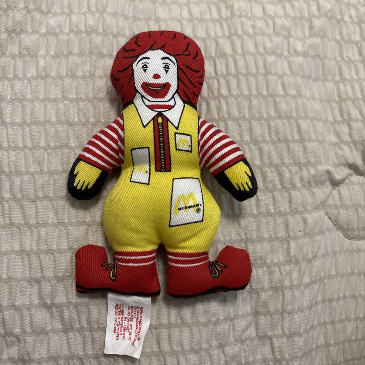 Collectible Vintage 5” inch Ronald McDonald 1984 plush doll toy | eBay