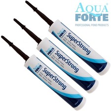 3x Super Strong 290ml schwarz MS Polymer Teich Filter Teichfolie Kleber