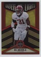 2023 Panini Legacy Under the Lights Ruby 40/50 Will Anderson Jr #UL-WAJ rf2