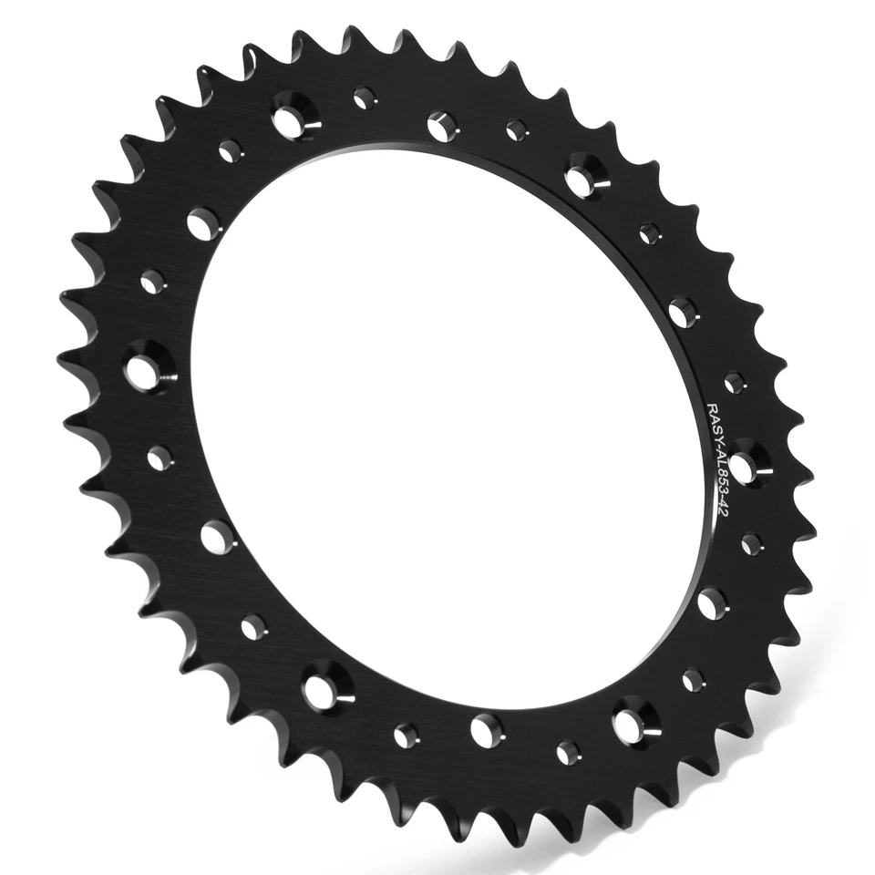 Kit de piñón de cadena 520 14T 42T para Yamaha WR400 1998 MX400 1975 XT500 77-negro Foto 3 de 4