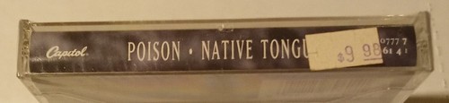 Poison, Native Tongue NOS SEALED CASSETTE 1993 with hype sticker - Picture 3 of 3