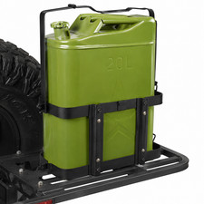 5 Gallon 20l Jerry Can Holder Rack Lockable Steel Fuel Gas Mount Bracket Nato