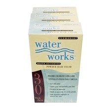 3-Pack Water Works Powder Hair Color Permanent  30 Black Cherry