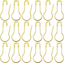 1000Pcs Metal Safety Pins, Bulb Gourd Pins, 0.9 Clothing Tag Pin Calabash Pin P
