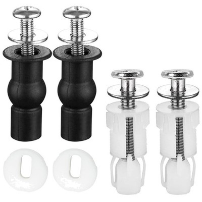 Toilettensitz Behoben Schraube, 4 Stück WC-Sitz Expansionsschrauben und Befes...