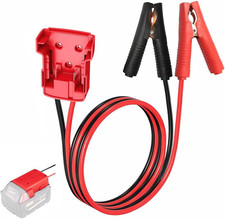 M18 18V Battery Jumper Cables Adapter Milwaukee Booster 8AWG 2Ft Silicone Cables