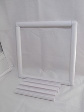 Q-Snap, Loops and Thread, 11 x 11, Embroidery, Cross Stitch, Plastic Snap Frame