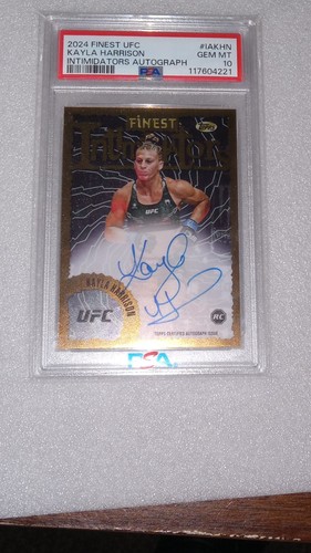 Kayla Harrison #IA-KHN 2024 Topps Finest UFC Intimidators Autograph card
