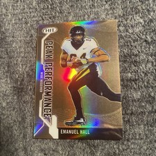 2019 Sage Hit Premier Draft - Peak Performance Emanuel Hall #PK-EH Gold /5