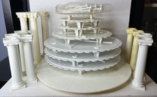 Vintage Wilton Wedding Cake Trays Scalloped E...