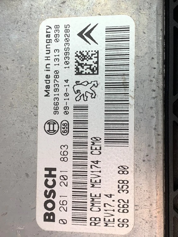 CENTRALINA VARI Citroën C3 Picasso (SH) 2010 9666235880 - Immagine 4 di 4