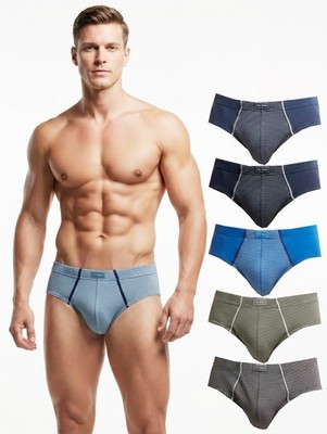 3/6/9/12 Herren Slips Unterhose Sportslip Schlüpfer Baumwolle S-6XL 5-13 Art.530