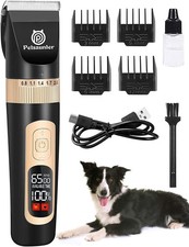 PET CLIPPERS Professional Heavy Duty Trimmer Dog Grooming Kit Thick Hair Trimmer