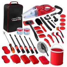 Car Detailing Kit Interior Cleaner, Auto Detailing Kit, Car Vacuum Car 37PCS
