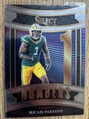 2025 Panini Select - Select Numbers Micah Parsons #5